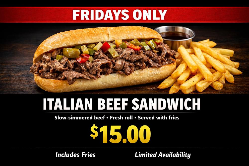 Taste of Chicago kitchen Mega Glizzy (3 With Fries)